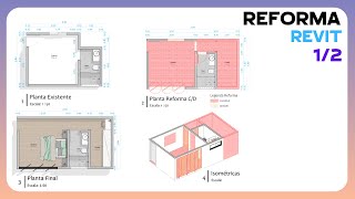 Como fazer plantas de reforma no revit - parte 1