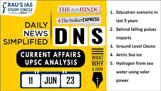 The Hindu Analysis | 11th June, 2023 | Daily Current Affairs | UPSC CSE 2023 | DNS