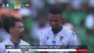 AFCON I Equatorial Guinea held Nigeria to a 1-1 draw