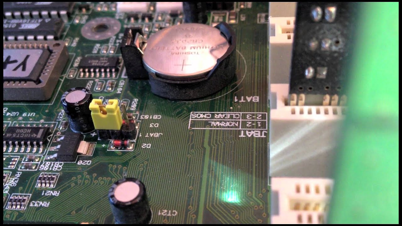 BIOS Hardware RESET: How To Reset The CMOS BIOS Settings [HD] - YouTube