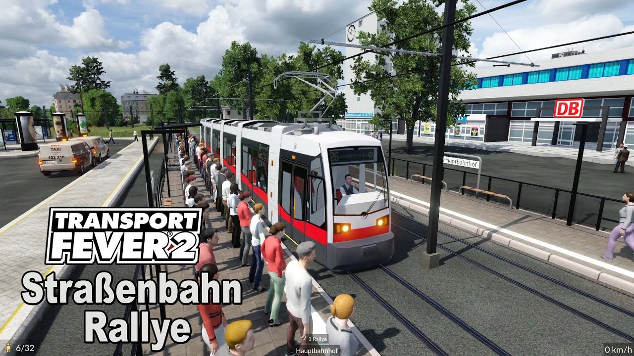 Type B "ULF" Wien / Die Transport Fever 2 Straßenbahn Tram Rallye - YouTube