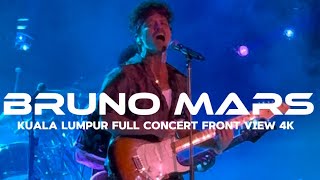 Bruno Mars Concert Live in Kuala Lumpur | Full Concert 4K | FRONT VIEW