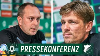 LIVE: Pressekonferenz mit Ole Werner & Clemens Fritz |  SV Werder Bremen - TSG Hoffenheim