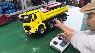 1/14 LESU RTR Hydraulic RC Full-dump Truck 8x8 Metal Construction Vehicles Model  THZH1854