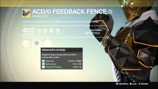 Destiny ACD/O Feedback Fence