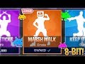 I Recreated *LEAKED* Fortnite Emotes Using 8-Bit Sounds..! (Marshmello Skin & Marsh Walk)