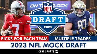 2023 NFL Mock Draft WITH Trades, 1st & Some 2nd Round Projections: What If Texans Pass On QB At #2?