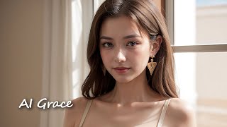 [4k] AI Lookbook | AI Art Korean Japanese - Russia Lingerie