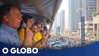 Bolsonaro chama o ministro Alexandre de Moraes de ‘canalha’ em ato na Avenida Paulista