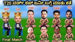 ವರ್ಲ್ಡ್ ಕಪ್ ಜರ್ನಿ ಬಗ್ಗೆ ಮಾತು ಕತೆ | ICC T20 WORLD CUP 2024 | FINAL IND VS SA | #comedy Rohit Sharma