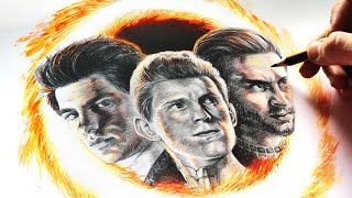 Dibujo SPIDER-MAN NO WAY HOME: Andrew Garfield, Tobey Maguire y Tom Holland | TUTORIAL drawing