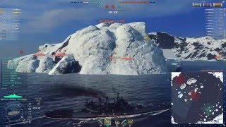 World of Warships[0.5.5.0] North Carolina gameplay