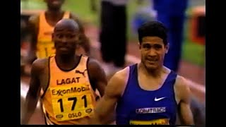 Ali Saïdi-Sief vs. Bernard Lagat - Men's Mile - 2001 Bislett Games