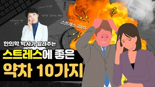 한의학 박사가 알려주는 스트레스에 좋은 약차 10가지 (#스트레스 #몸에 좋은 차 # 약차 )