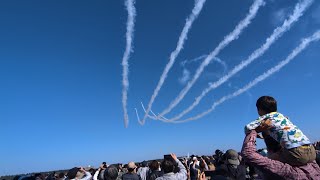 入間航空祭　ブルーインパルス曲技飛行　2024年11月3日