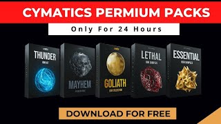 Cymatics Premium Sample packs | Free Download | Royalty Free Loops | New Kit 2022