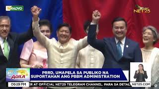 PRRD, umapela sa publiko na suportahan ang PBBM Administration