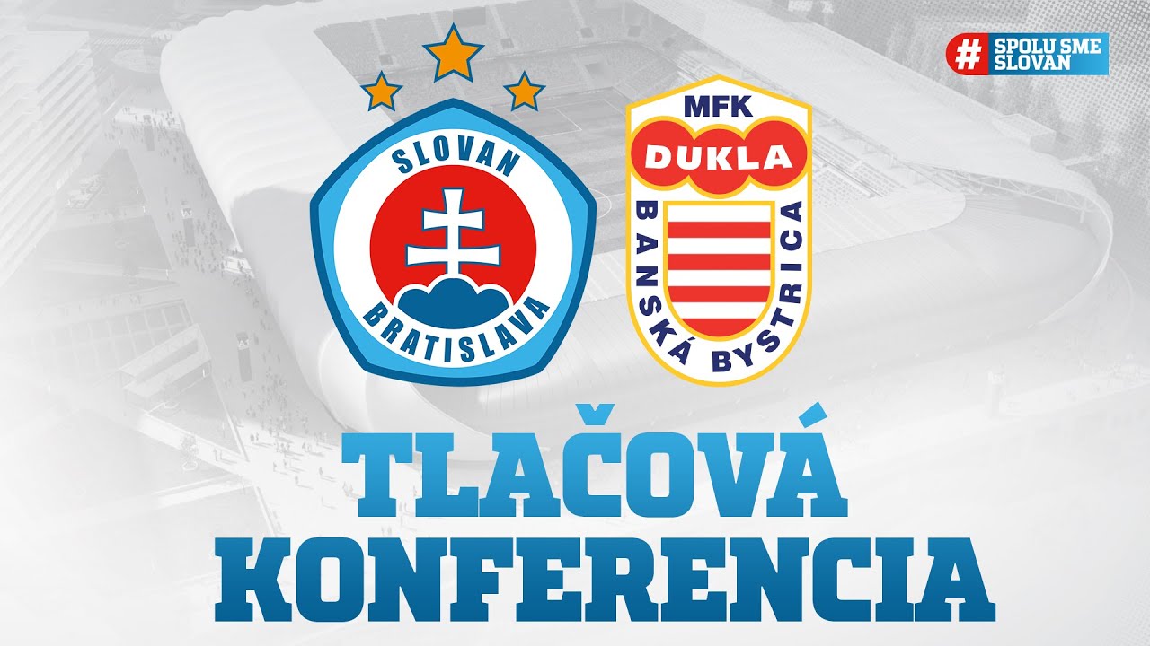 LIVE | Tlačová Konferencia ŠK Slovan Bratislava - MFK Dukla Banská ...