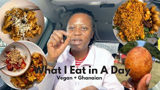 What I A Ghanaian Vegan Eats in A day (African Grocery Store + Ghanaian Recipes)