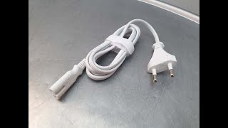 【판매중】 AC Power Cord 8자 백색 AC코드 K2-32.5A 250Vac KTLSU04100 7001D YG-ST2