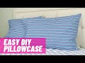 Easy Basic Pillowcase with French Seams | Beginner Sewing Project