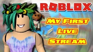 Live My First Roblox Live Stream