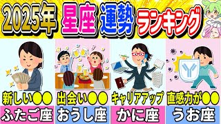 【2025年最新】　12星座運勢ランキング＆アドバイス【ずんだもん】【解説】