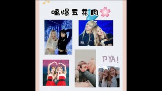 【ㄗYA!】愛爆五花肉💗🌸💗                  #rosé #lisa #可愛 #blackpink #blink #五花肉#cp #ㄗYA