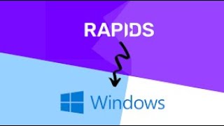 RAPIDS on Microsoft Windows 10 using WSL 2