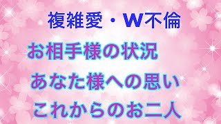 複雑愛・W不倫  お相手様の状況　あなた様への思い　これからのお二人