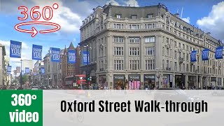 London Oxford Street Walk-through  360°Video #360video