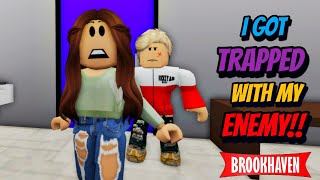 I GOT TRAPPED WITH MY ENEMY!!! | BROOKHAVEN MOVIE VOICED | (CoxoSparkle)
