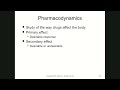 vnsg1331 chapter 3 pharmacokinetics and pharmacodynamics