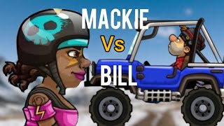 Boss level race(Mackie Vs Bill) | Hill climb racing 2  gameplay
