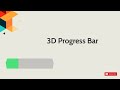 Create 3D Cubic Progress Bar with CSS