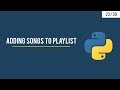 Python GUI with Tkinter - Adding items to Listbox- 23/30