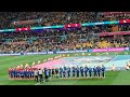 Canadian National Anthem at the FIFA Women's World Cup in Naarm (Melbourne) vs Australia