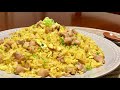 eng sub 【咸鱼鸡粒炒饭】这味道令我惊讶 真香 太好吃了salted fish and chicken fried rice