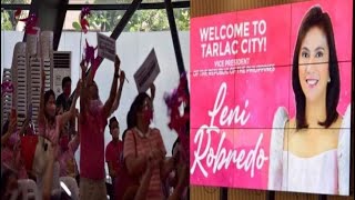 VP LENI visits Tarlac city, grabe dagsa ng supporters