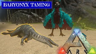 🐲ARK MOBILE GOD CONSOLE TAMING THE NEW BARYONYX!!💥