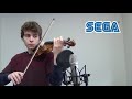 Video game console sounds on violin