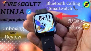 Fire-Boltt Ninja Call Pro Plus - Calling Smartwatch Unboxing and Review🔥|