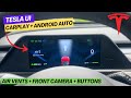 Tesla Model 3/Y - MOST Integrated Instrument Cluster Display (Carplay| Android| Vents |Camera)