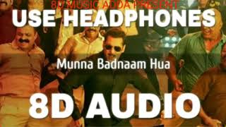 Munna Badnaam Hua (8D AUDIO) - Dabangg 3 | Salman Khan,Sonakshi S(2)