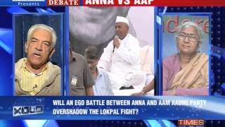 The Newshour Debate: Anna Hazare vs AAP - Part 1 (13th Dec 2013)