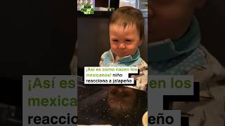 ¡Un verdadero mexicano! 😂 Bebé come chile jalapeño y su reacción enternece al internet. 🌶️