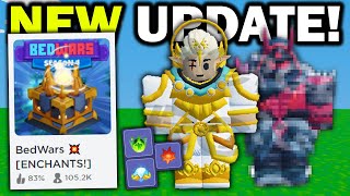 *NEW* KITS and ENCHANTS UPDATE (OUT NOW) in Roblox Bedwars