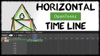 Opentoonz - Horizontal Time Line!