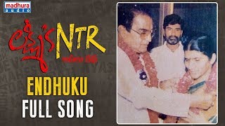 Endhuku Full Song | Lakshmi's NTR Movie Songs | RGV | Kalyani Malik | Sri Krishna | SiraSri