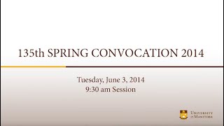 2014 UM Spring Convocation - June 3 - 9:30 am